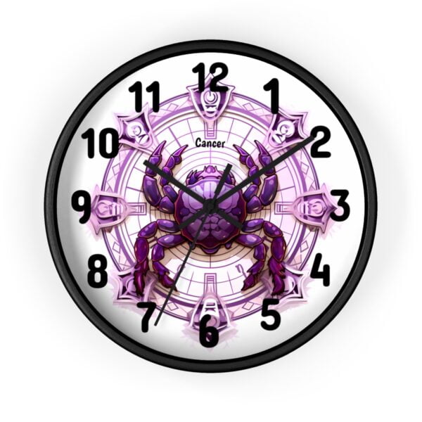 Cancer Wall Clock (modern)