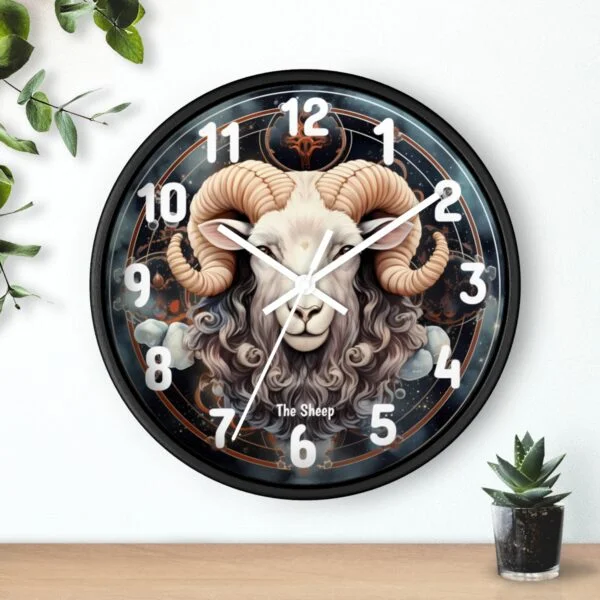 The Sheep Wall Clock (modern)