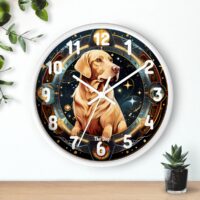 The Dog Wall Clock (modern)