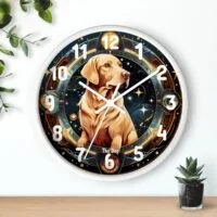 The Dog Wall Clock (modern)