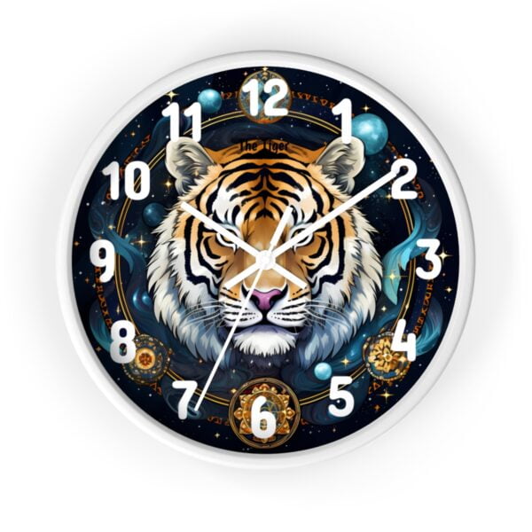 The Tiger Wall Clock (modern)