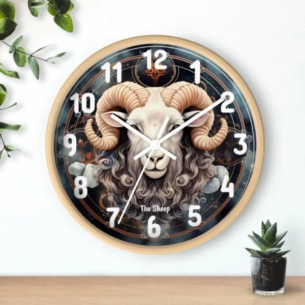 The Sheep Wall Clock (modern)