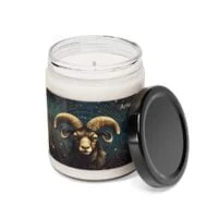 "Aries" Scented Soy Candle, 9oz