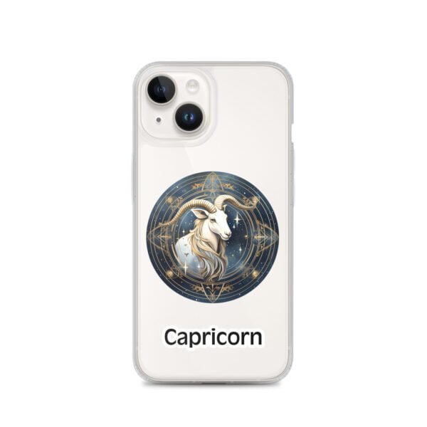 "Capricorn" Clear Case for iPhone® 14