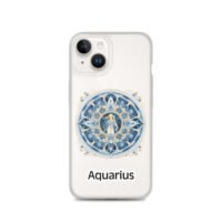 "Aquarius" Clear Case for iPhone® 14