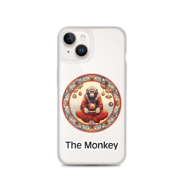 "The Monkey" Clear Case for iPhone® 14