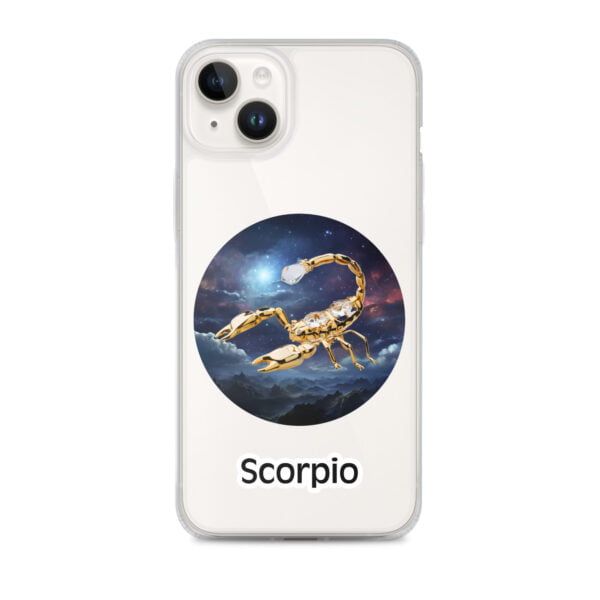 "Scorpio" Clear Case for iPhone® 14