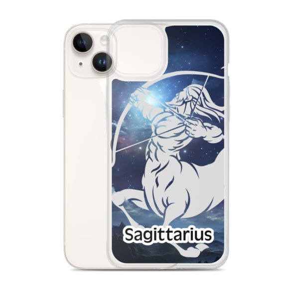 "Sagittarius" v2 Clear Case for iPhone® 14