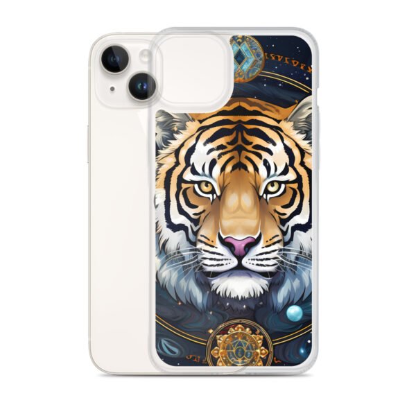 "The Tiger" v2 Clear Case for iPhone® 14