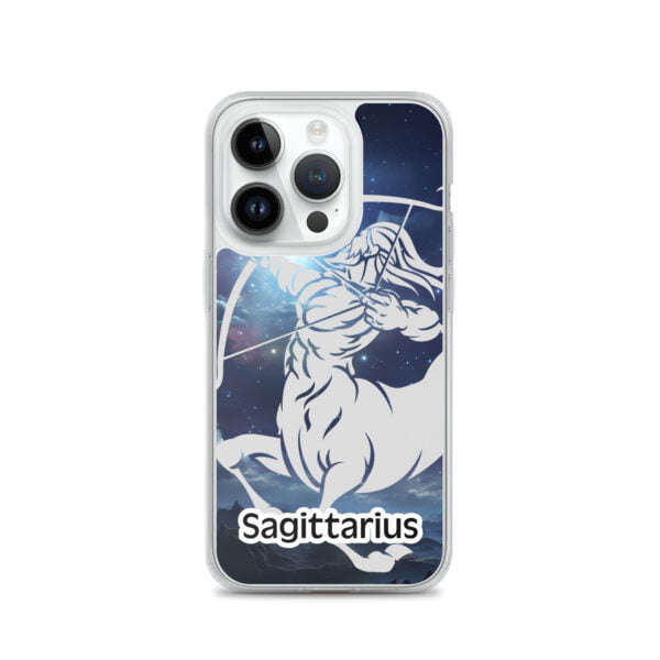 "Sagittarius" v2 Clear Case for iPhone® 14