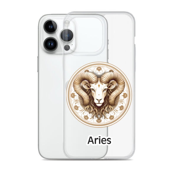 "Aries" Clear Case for iPhone® 14