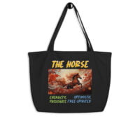 The Horse - Large organic tote bag