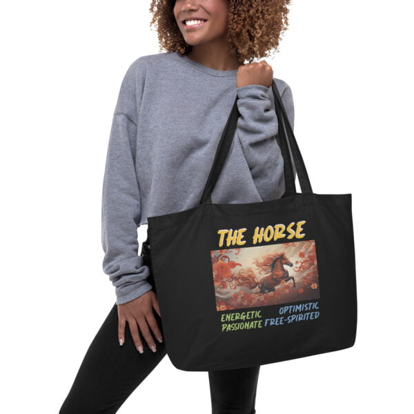 The Horse - Large organic tote bag
