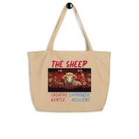 The Sheep - Large organic tote bag