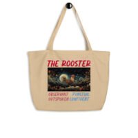 The Rooster - Large organic tote bag