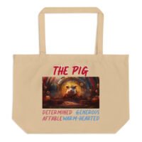 The Pig - Large organic tote bag