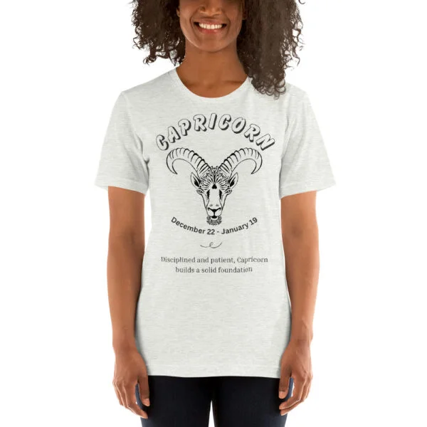 "Capricorn" Unisex t-shirt | Bella + Canvas 3001