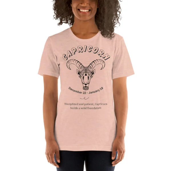 "Capricorn" Unisex t-shirt | Bella + Canvas 3001