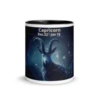 Capricorn Ceramic Mug with Color Inside