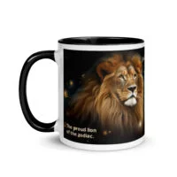 Leo Ceramic Mug with Color Inside