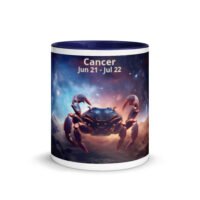 Cancer Ceramic Mug with Color Inside