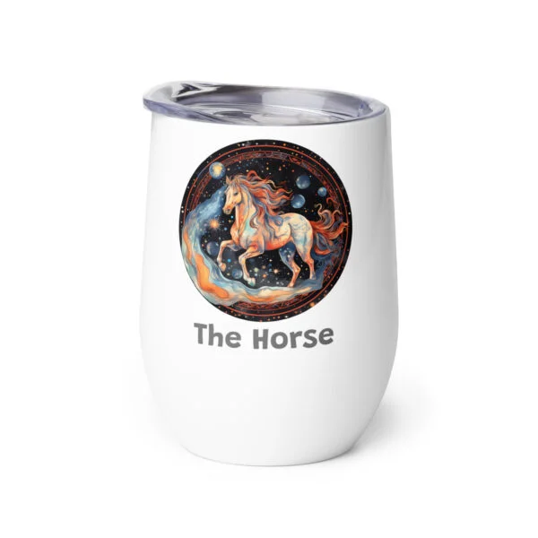Wine tumbler - The Horse
