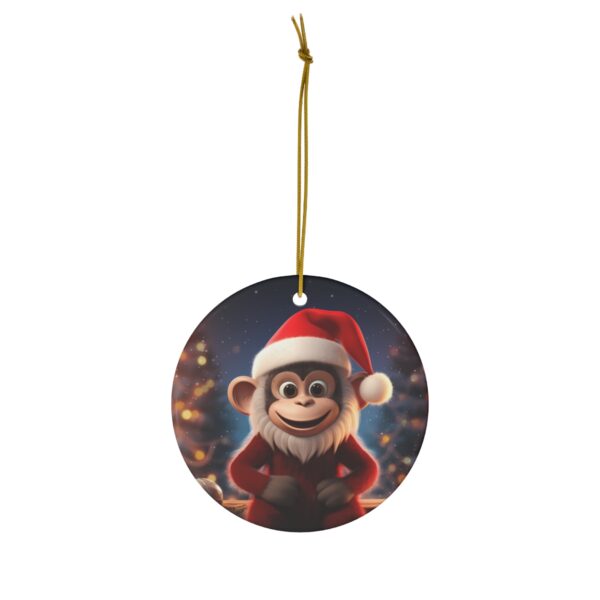 "The Monkey" 2023 Christmas Ceramic Ornament