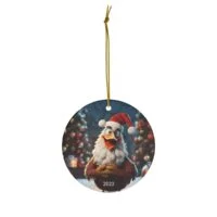 "The Rooster" 2023 Christmas Ceramic Ornament