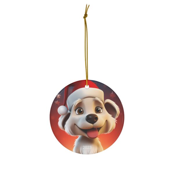"The Dog" 2023 Christmas Ceramic Ornament