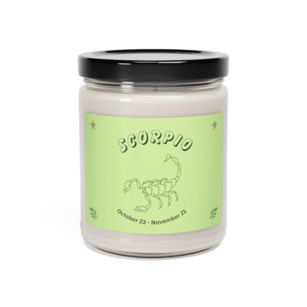 "Scorpio" Scented Soy Candle, 9oz v2