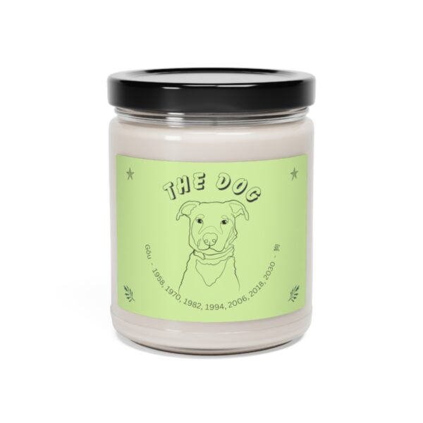 "The Dog" Scented Soy Candle, 9oz v2